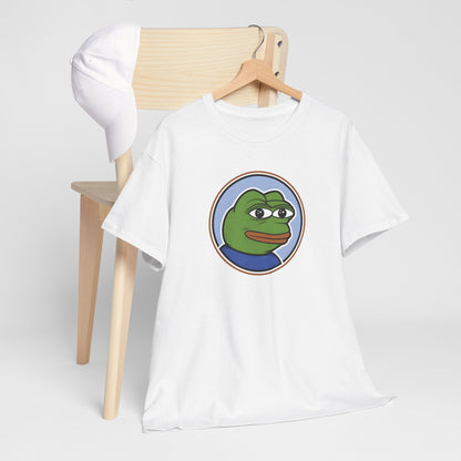 Pepe Circle T-Shirt - White / S - Pepe Merchandise