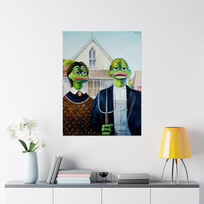 Peperican Gothic Poster - 14" x 18" / Matte - Pepe Merchandise