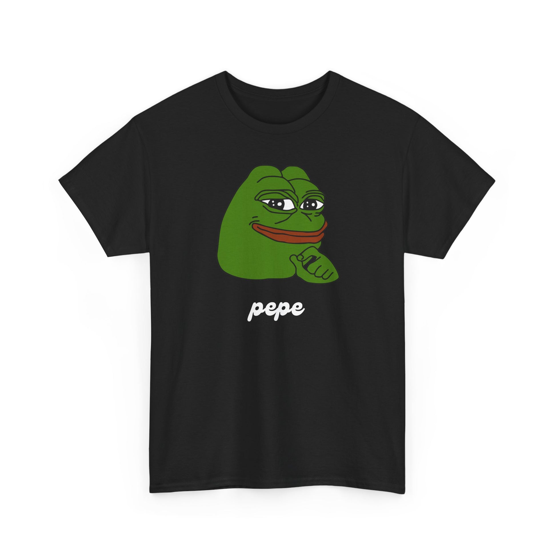 Pepe Smug T-Shirt - Black / S - Pepe Merchandise