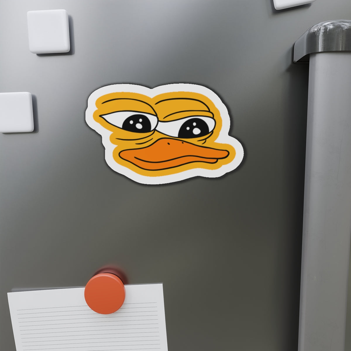 PEPE 2.0 DUCK Custom Magnet - 2" x 2" / Die-Cut / 1 pc - Pepe Merchandise