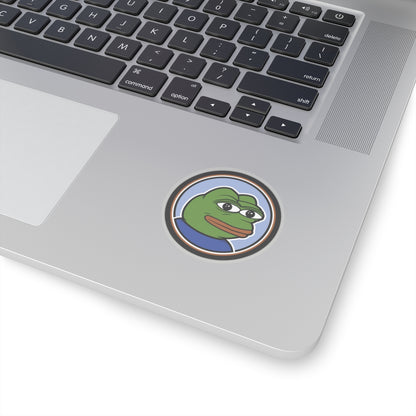 PEPE The Frog Meme Sticker - 2" × 2" / Transparent - Pepe Merchandise