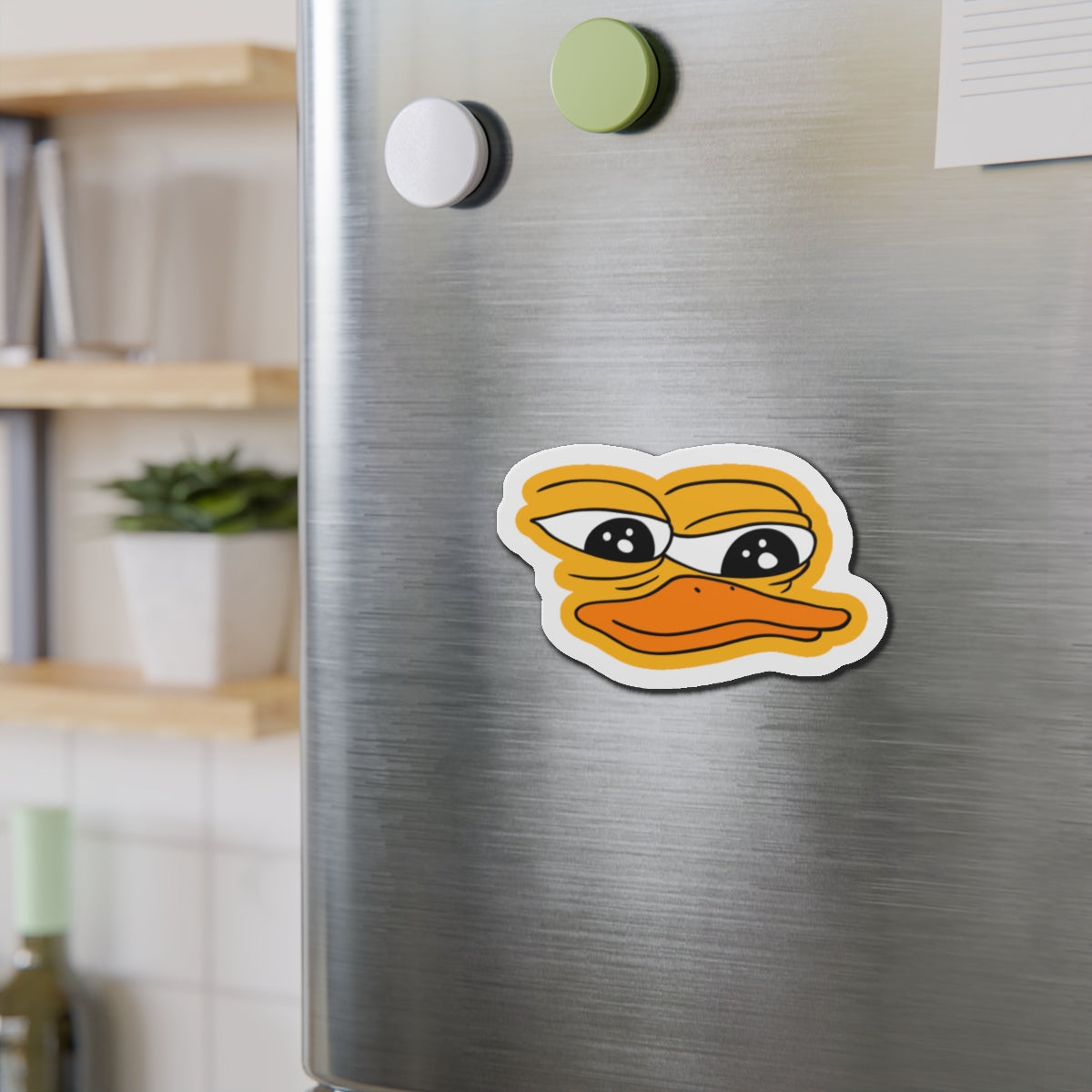 PEPE 2.0 DUCK Custom Magnet - 2" x 2" / Die-Cut / 1 pc - Pepe Merchandise