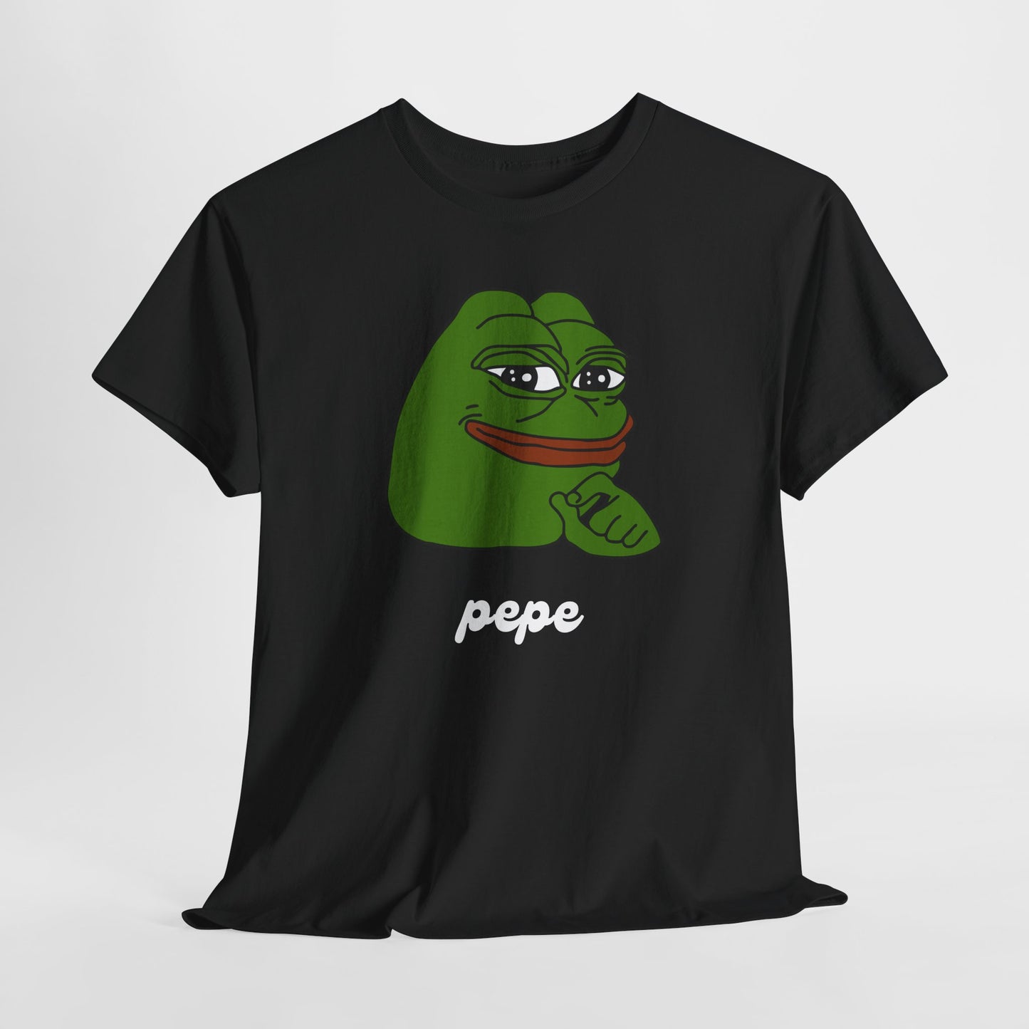 Pepe Smug T-Shirt - Black / S - Pepe Merchandise