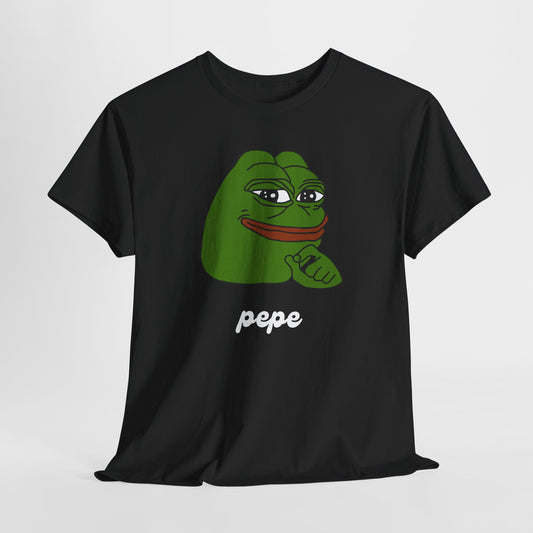 Pepe Smug T-Shirt - Black / S - Pepe Merchandise