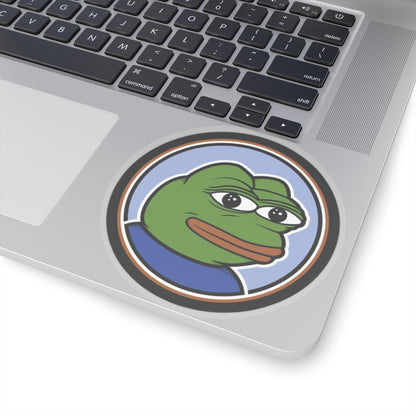 PEPE The Frog Meme Sticker - 2" × 2" / Transparent - Pepe Merchandise