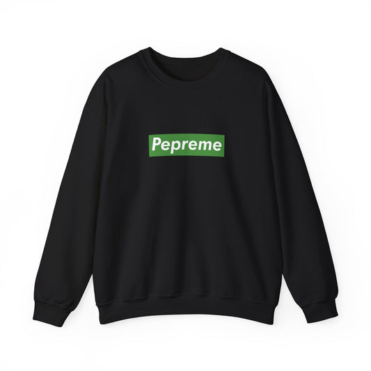 Pepreme Heavy Blend Sweatshirt - Black / S - Pepe Merchandise