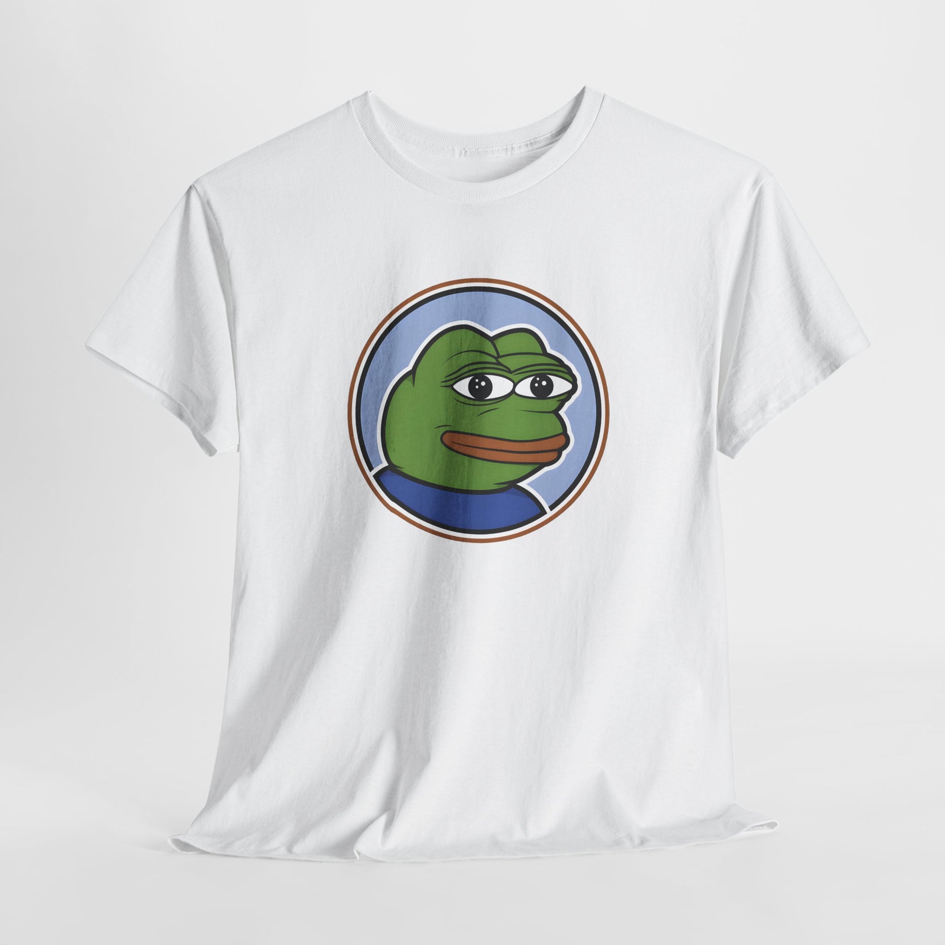 Pepe Circle T-Shirt - White / S - Pepe Merchandise