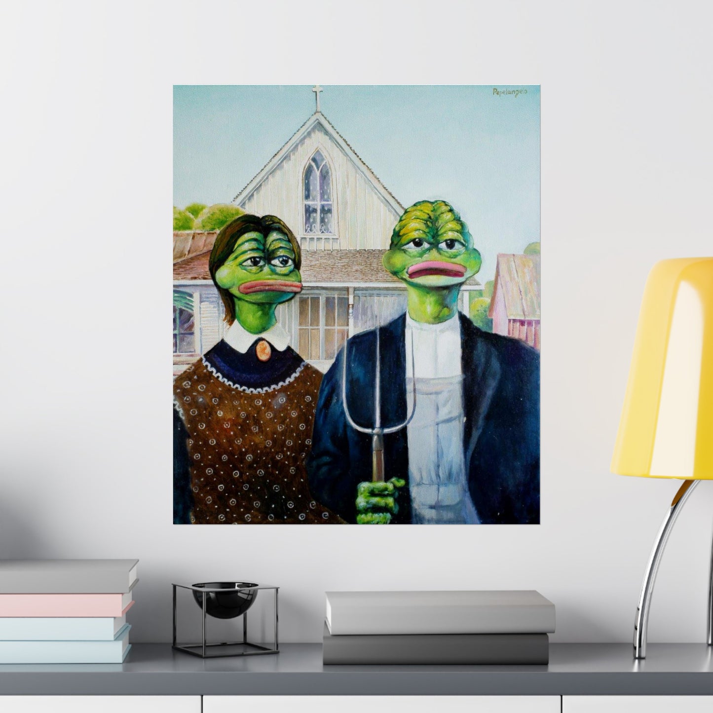 Peperican Gothic Poster - 14" x 18" / Matte - Pepe Merchandise