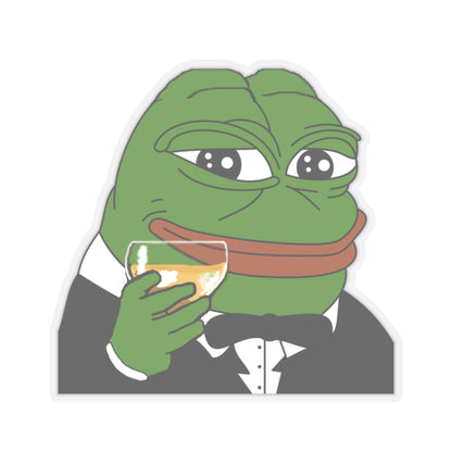 Cheers Pepe Sticker - 2" × 2" / Transparent - Pepe Merchandise