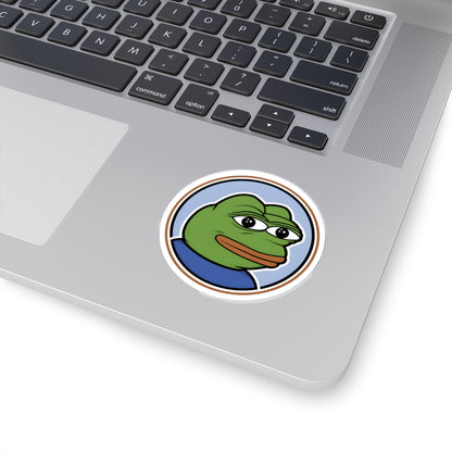 Pepe Circle Sticker - 2" × 2" / Transparent - Pepe Merchandise