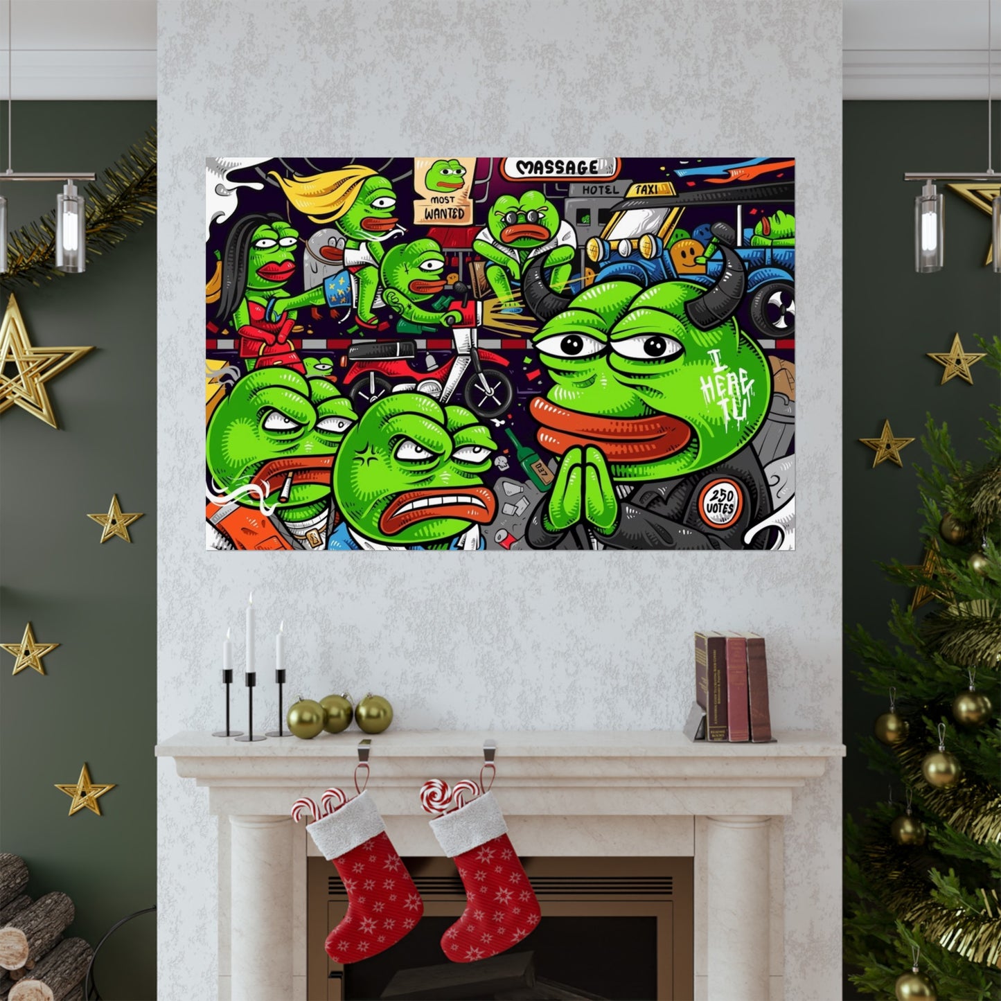 PEPE In The Promised Land Poster - 54" x 36" / Matte - Pepe Merchandise