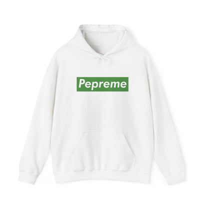 Pepreme Heavy Blend Hoodie - S / White - Pepe Merchandise