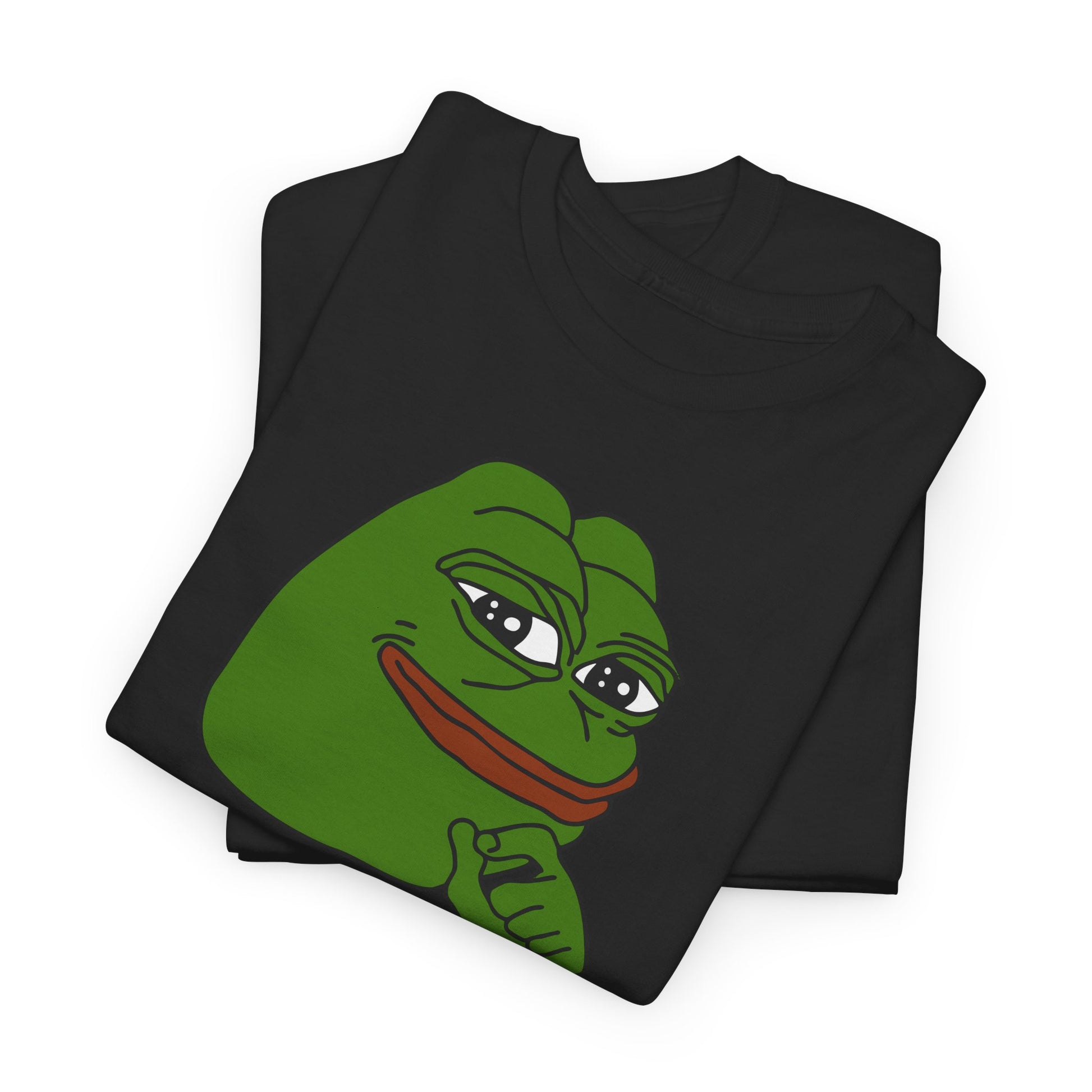 Pepe Smug T-Shirt - Black / S - Pepe Merchandise