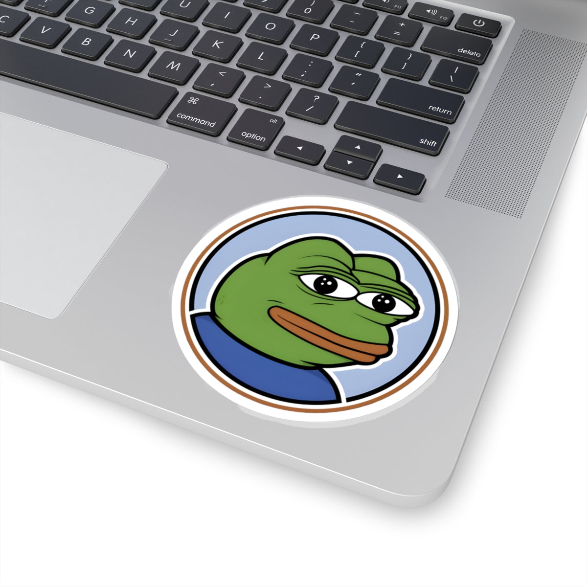 Pepe Circle Sticker - 2" × 2" / Transparent - Pepe Merchandise