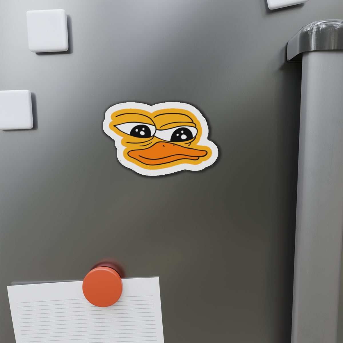 PEPE 2.0 DUCK Custom Magnet - 2" x 2" / Die-Cut / 1 pc - Pepe Merchandise