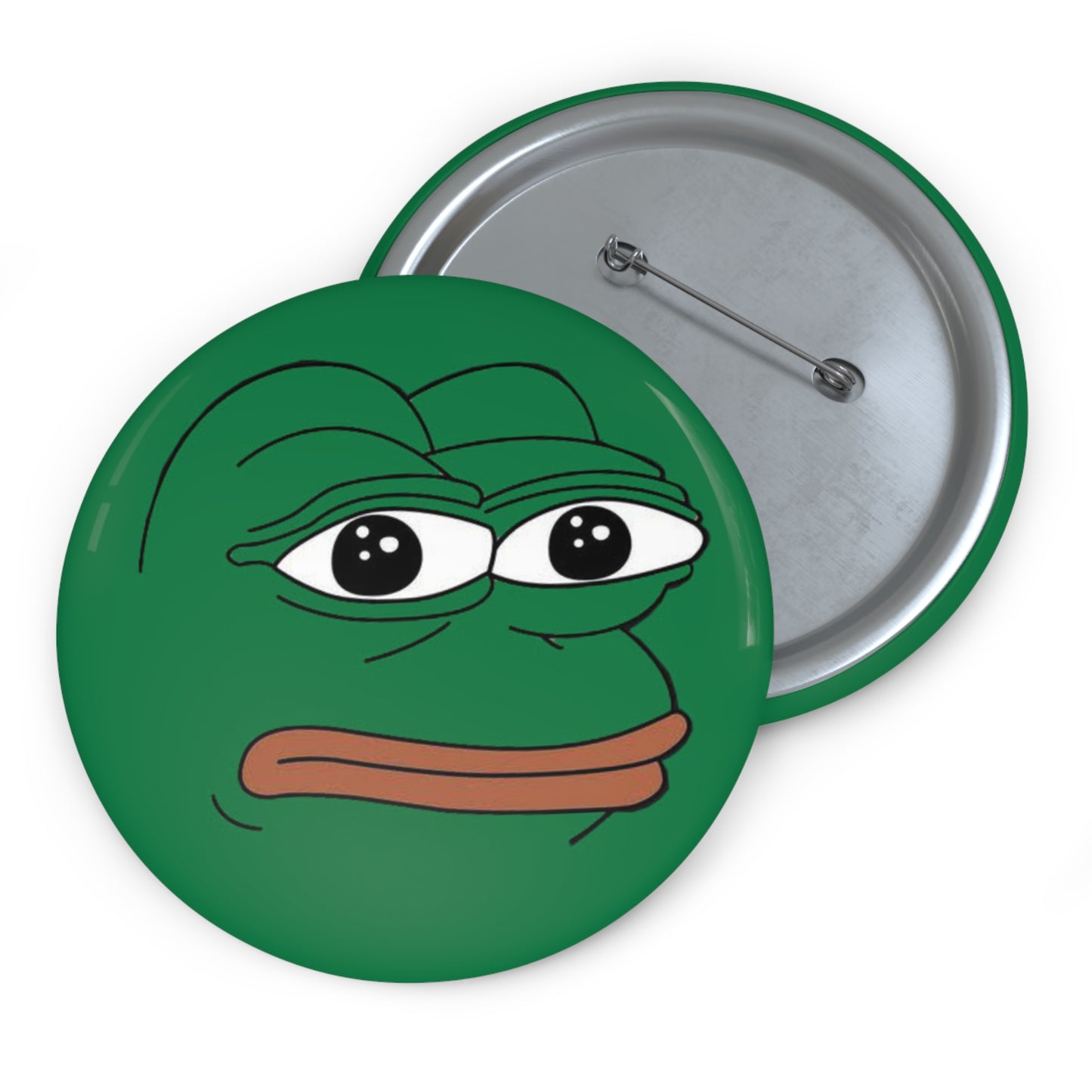 PEPE Rare Face Pin - 3" - Pepe Merchandise