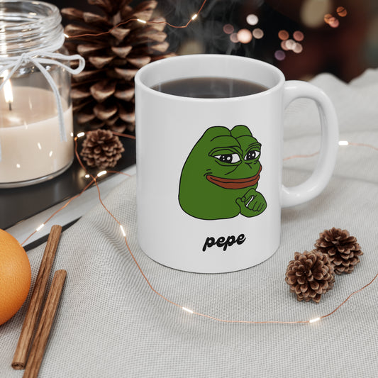 Pepe Mug 11oz - 11oz - Pepe Merchandise