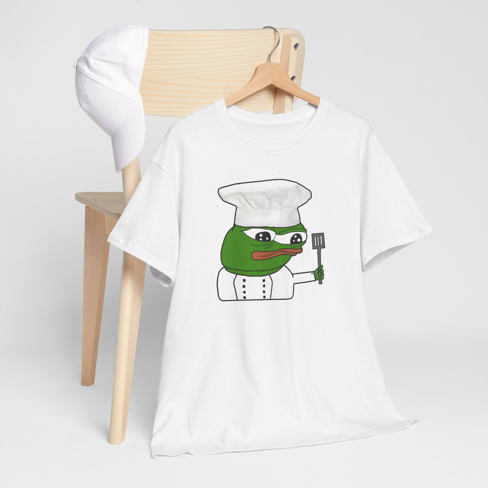 Pepe Chef Anpu T-Shirt - White / S - Pepe Merchandise