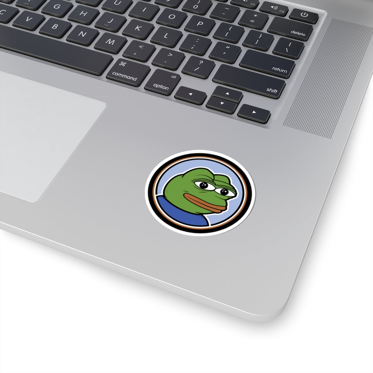 PEPE The Frog Meme Sticker - 2" × 2" / Transparent - Pepe Merchandise