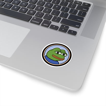 PEPE The Frog Meme Sticker - 2" × 2" / Transparent - Pepe Merchandise