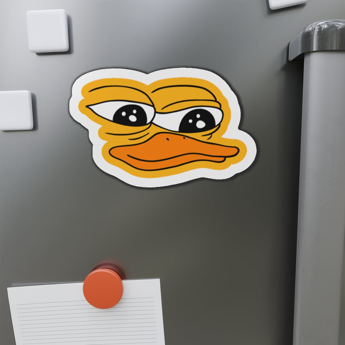 PEPE 2.0 DUCK Custom Magnet - 2" x 2" / Die-Cut / 1 pc - Pepe Merchandise