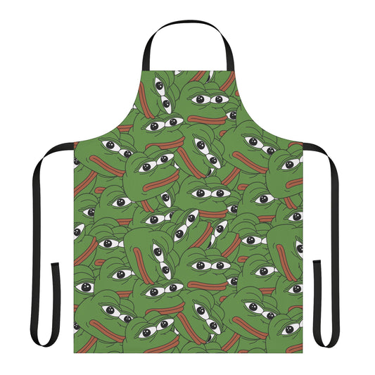 Pepe Luxury Apron - One size / Black - Pepe Merchandise