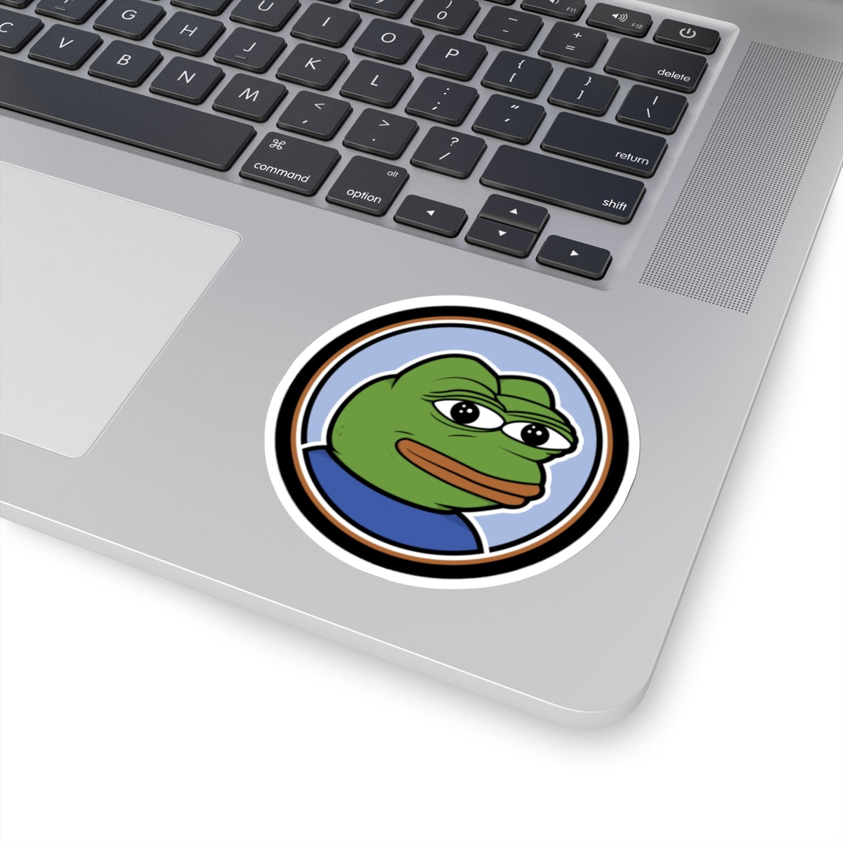 PEPE The Frog Meme Sticker - 2" × 2" / Transparent - Pepe Merchandise