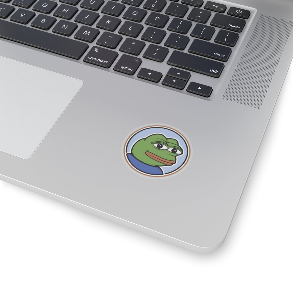 Pepe Circle Sticker - 2" × 2" / Transparent - Pepe Merchandise