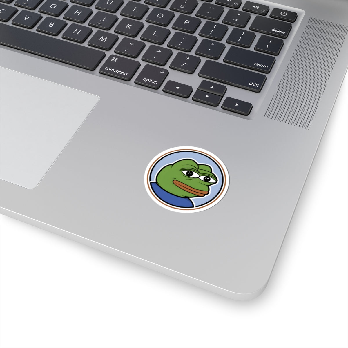 Pepe Circle Sticker - 2" × 2" / Transparent - Pepe Merchandise