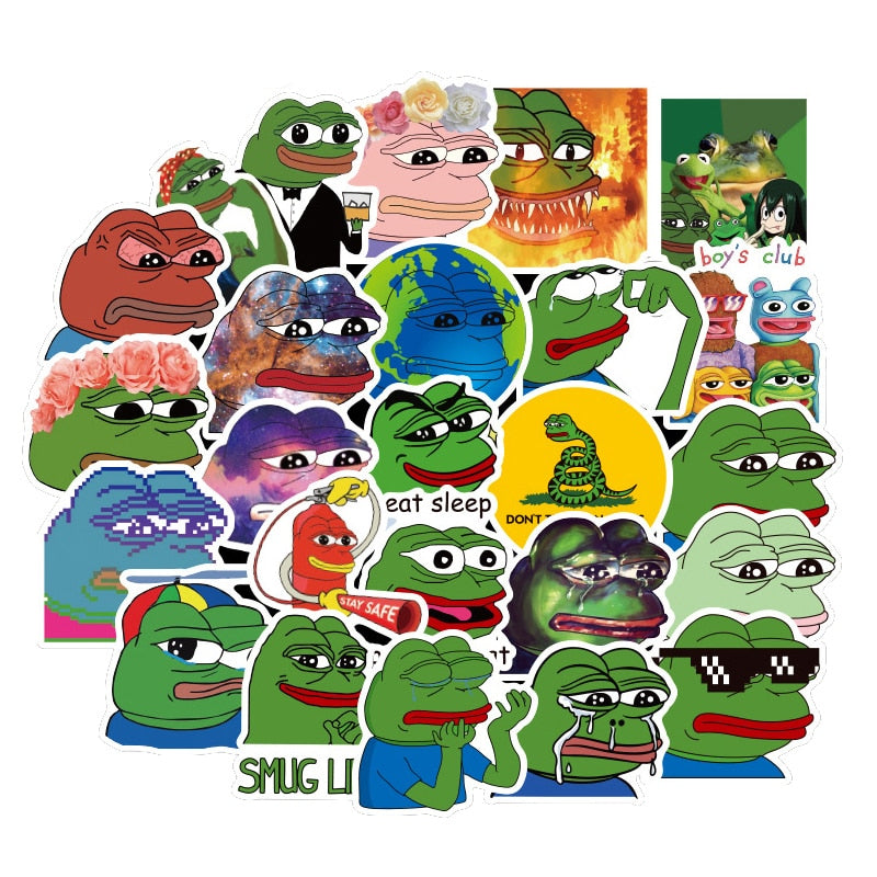 PEPE Sticker Pack - 10pcs pack - Pepe Merchandise