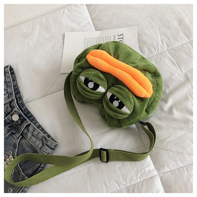 Pepe Shoulder Bag - Agly Frog - Pepe Merchandise