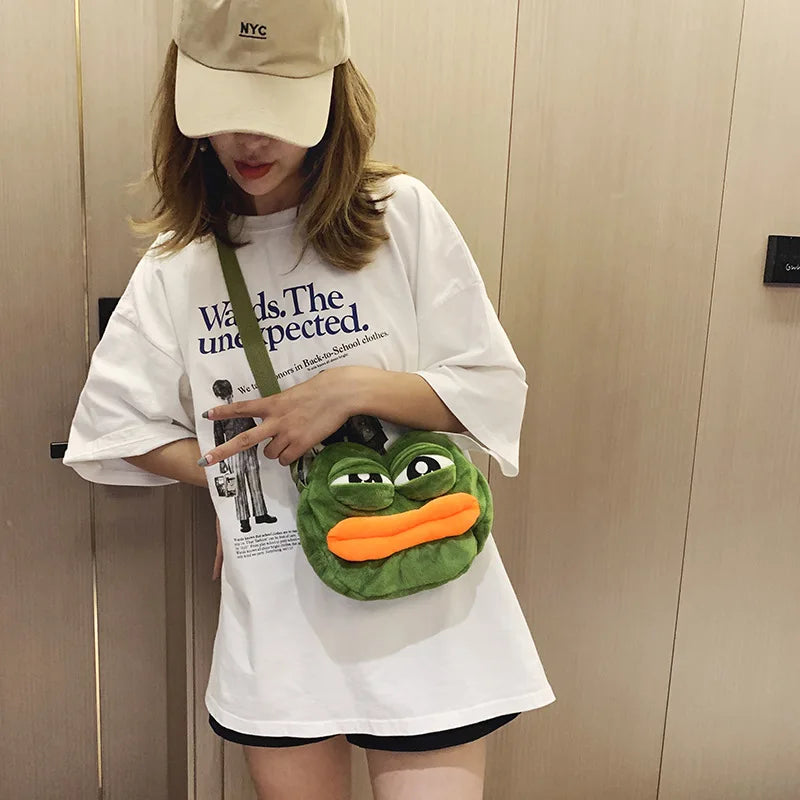 Pepe Shoulder Bag - Agly Frog - Pepe Merchandise