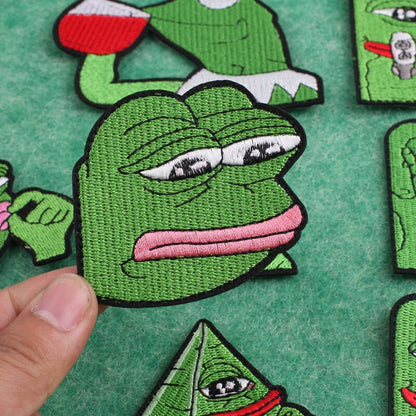 PEPE Embroidered Patch - Pyramid PEPE - Pepe Merchandise