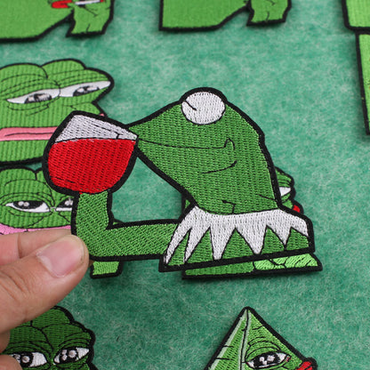 PEPE Embroidered Patch - Pyramid PEPE - Pepe Merchandise