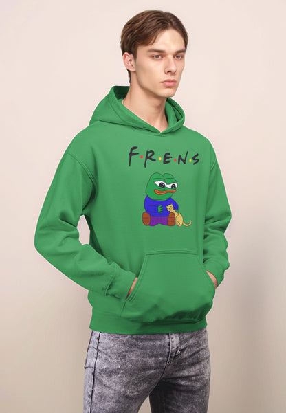 Pepe Frends Heavy Blend Hoodie - S / Irish Green - Pepe Merchandise