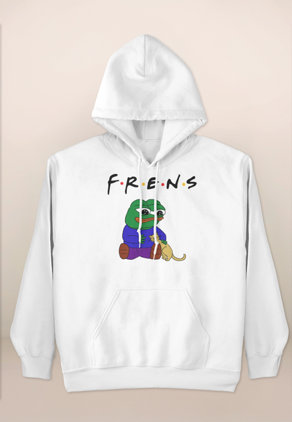 Pepe Frends Heavy Blend Hoodie - S / Black - Pepe Merchandise