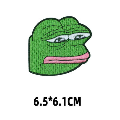 PEPE Embroidered Patch - Sad PEPE - Pepe Merchandise