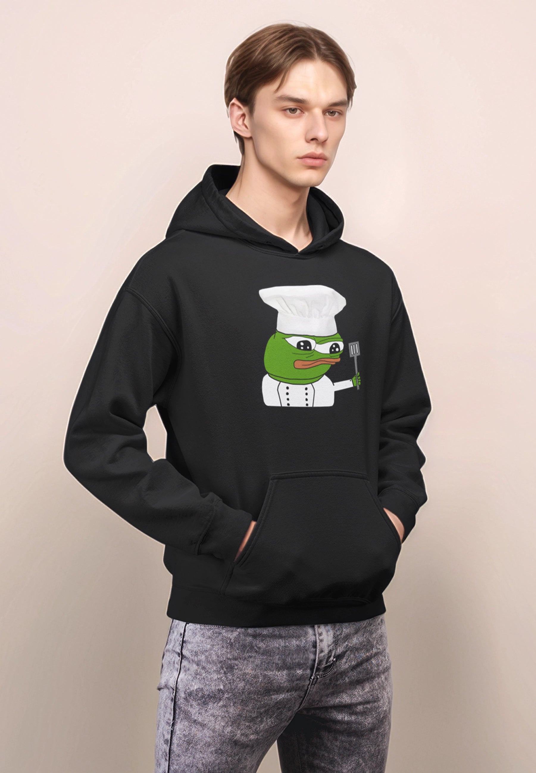 Pepe Chef Anpu Hoodie Black - Black / S - Pepe Merchandise