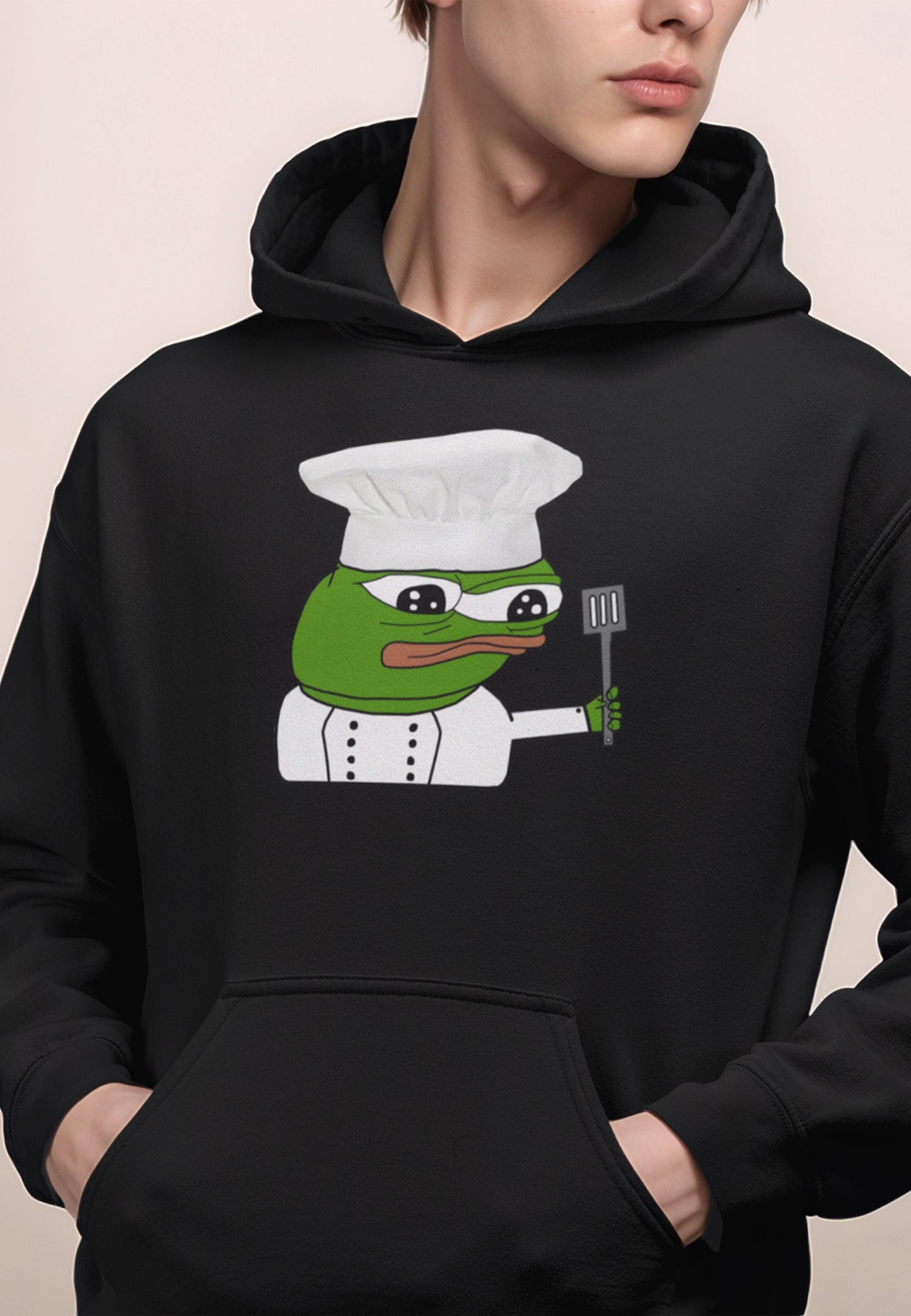 Pepe Chef Anpu Hoodie Black - Black / S - Pepe Merchandise