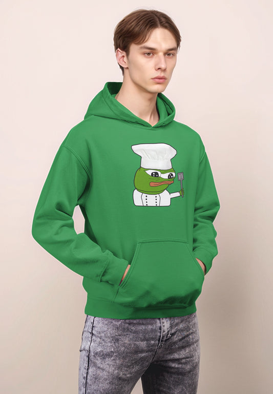 Pepe Chef Anpu Hoodie Black - Irish Green / S - Pepe Merchandise