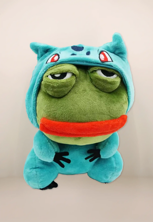 PEPEMON Pepe Bulbasaur Costume Plush