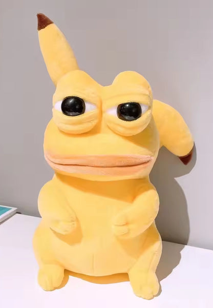 PEPEMON Yellow Pepe 2.0 Pikachu Plush