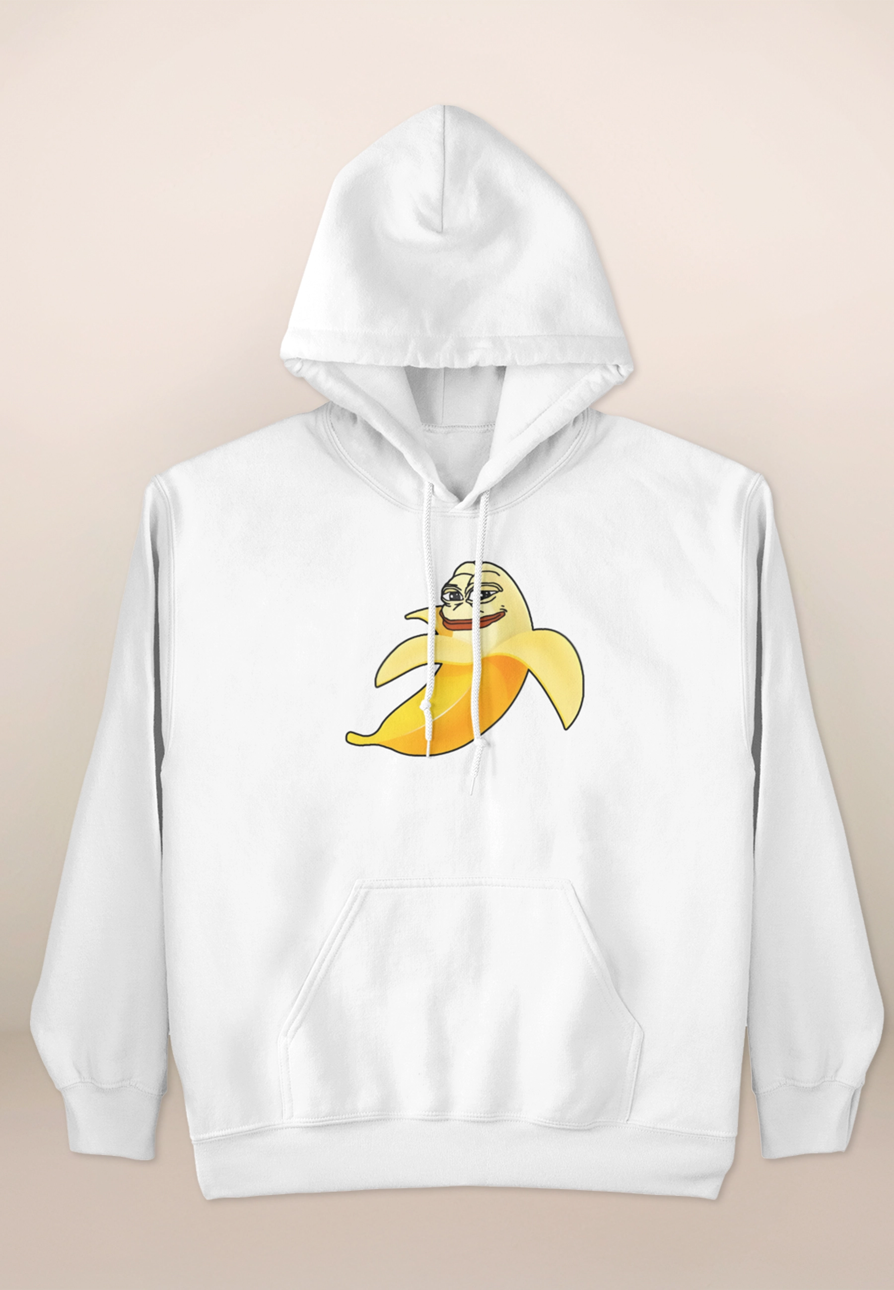 Pepe Potassium Hoodie White - White / S - Pepe Merchandise