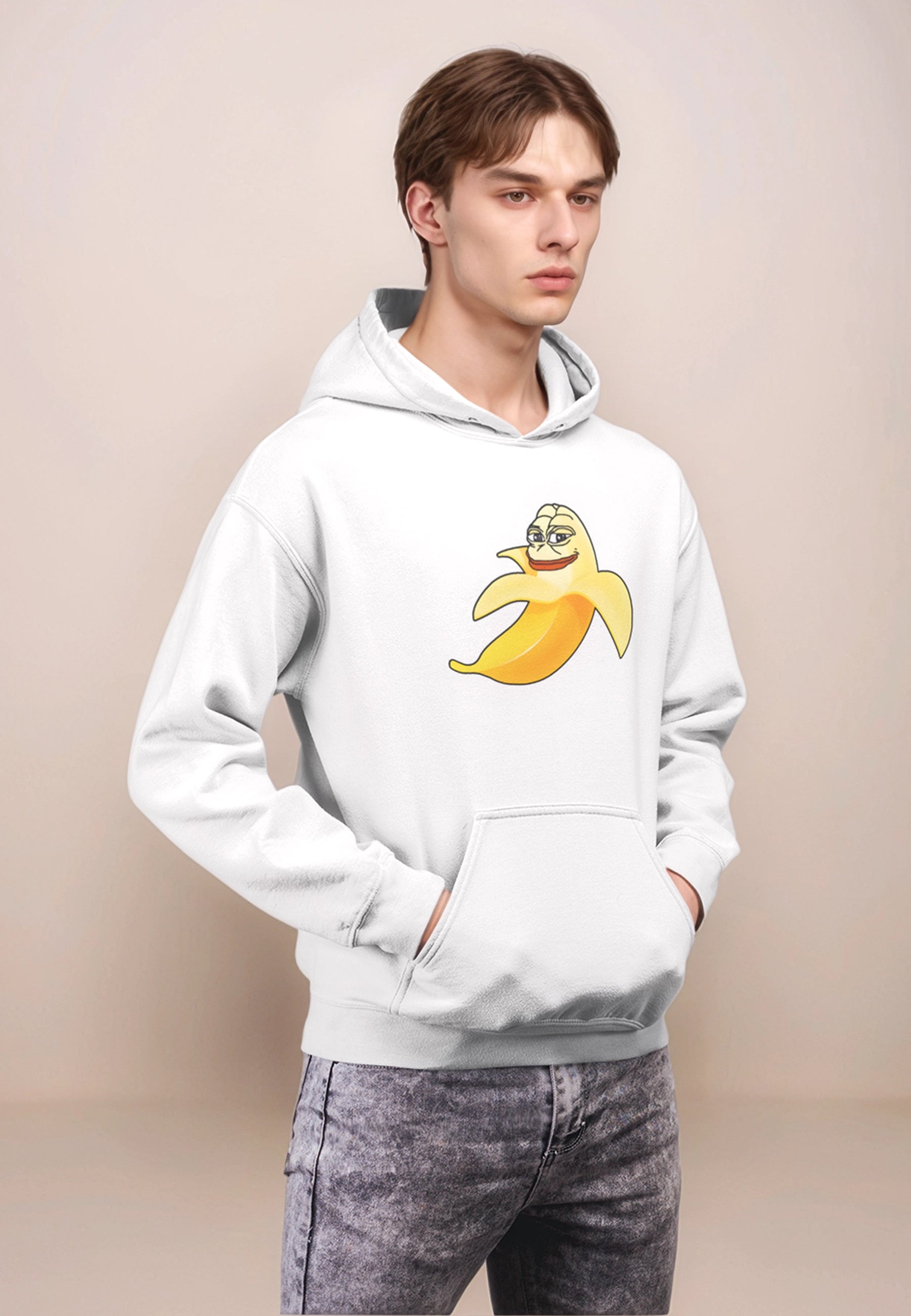 Pepe Potassium Hoodie White - White / S - Pepe Merchandise