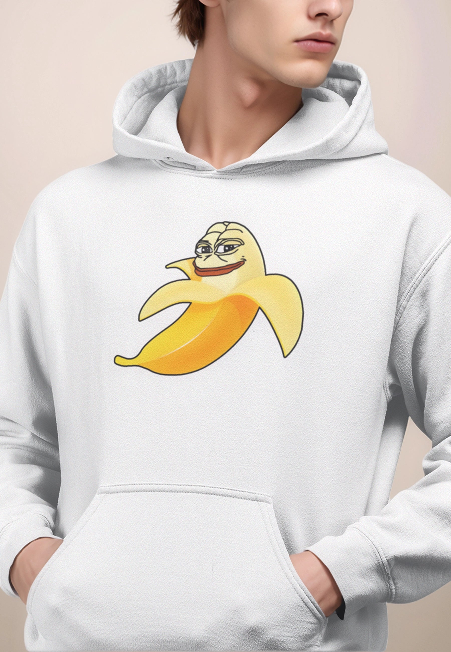 Pepe Potassium Hoodie White - White / S - Pepe Merchandise