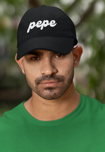 Pepe Black Classic Dad Cap