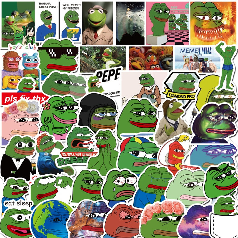 PEPE Sticker Pack - 10pcs pack - Pepe Merchandise