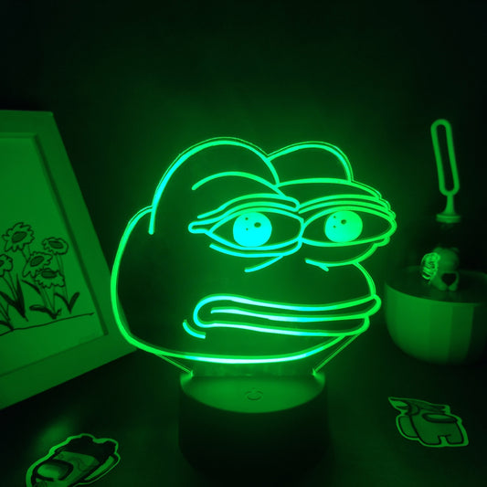 PEPE 3D Neon Lamp